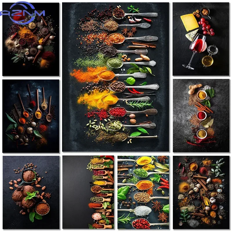Luxury Lifestyle Pictures - AZNM AZNM Moderne Kochkräuter Gewürze Sushi-Utensilien