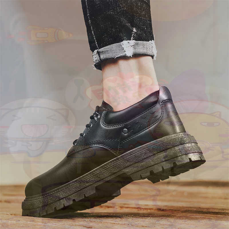 Luxury Lifestyle Of Celebrities - Dunkles Naturleder, modische Turnschuhe, Tennis-Herren-Turnschuhe, modische