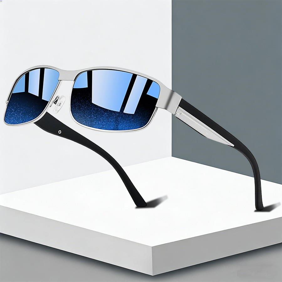 Luxury Lifestyle Men - Modische Vintage Rechteckige Sonnenbrille für Männer