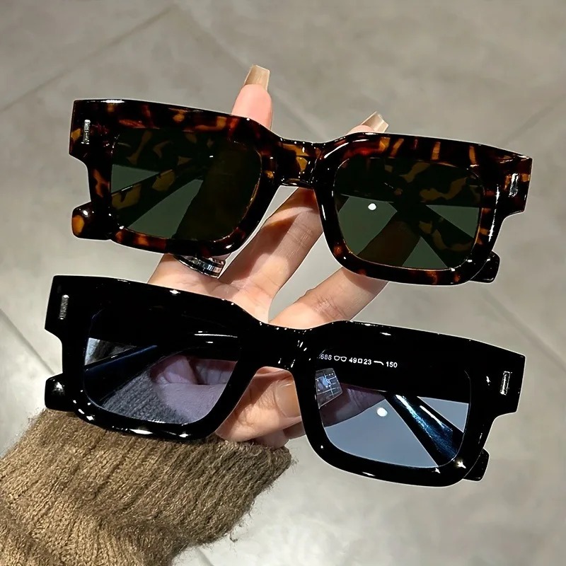 Luxuriöse Rechteckige Sonnenbr – Luxury Lifestyle Men Bewertung und Preis