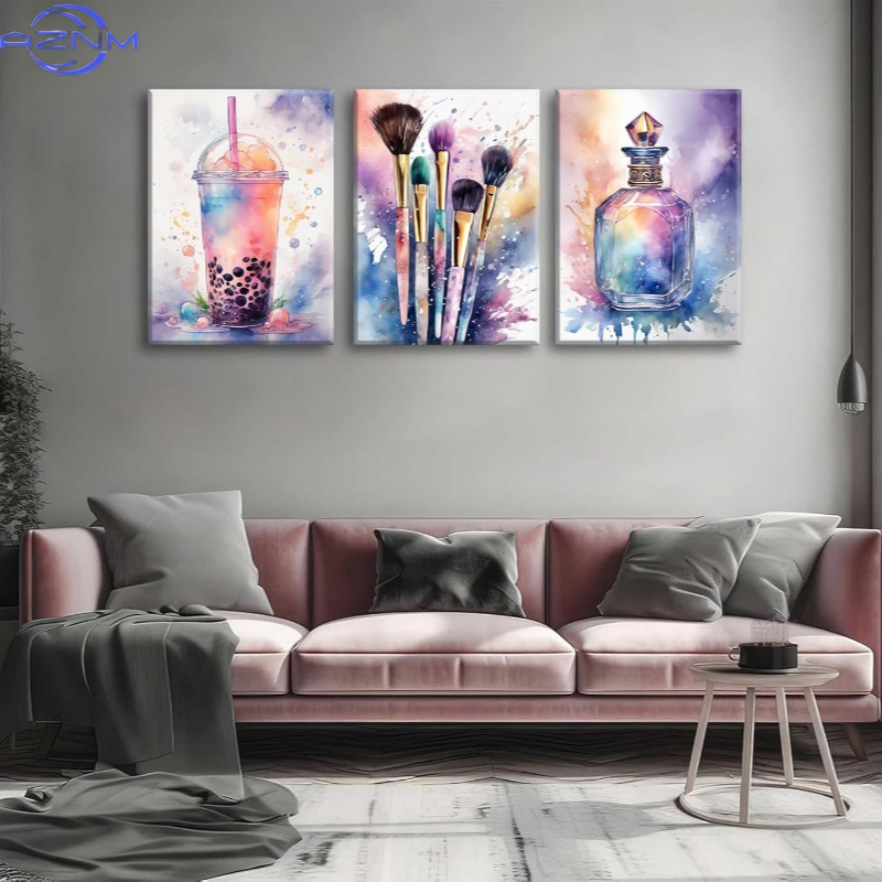 3-teiliges Luxus-Aquarell-Set  – Luxury Lifestyle Pictures Bewertung und Preis