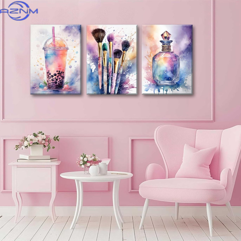 3-teiliges Luxus-Aquarell-Set  – Luxury Lifestyle Pictures Bewertung und Preis
