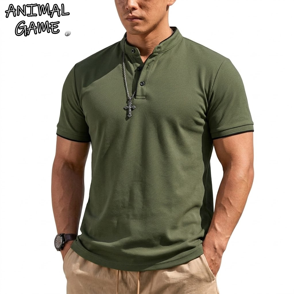 Sommer Kurzarm Henley-Shirt He – Luxury Lifestyle Men Bewertung und Preis